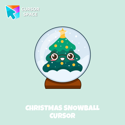 Christmas Snowball cursor arrow cursor