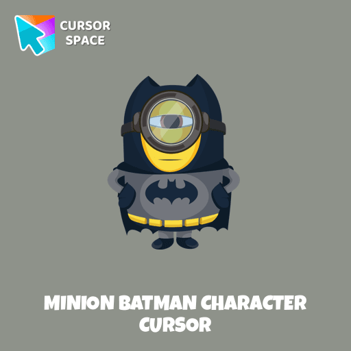 Minion Batman Character cursor arrow cursor