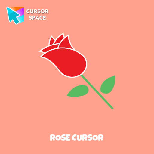 Rose cursor arrow cursor